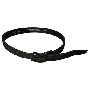 Nexbelt EDC Tactical Belt Mens Black Nylon Webbing Ratchet Buckle Gun Belt *